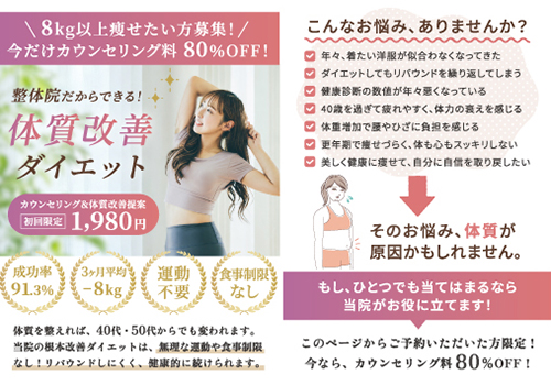 やすだ健康院 様 LP
